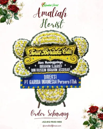 Papan Bunga Duka di Jakamulya